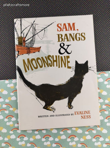 Vintage 1988 1st Printing Sam, Bangs & Moonshine by Evaline Ness Softcover