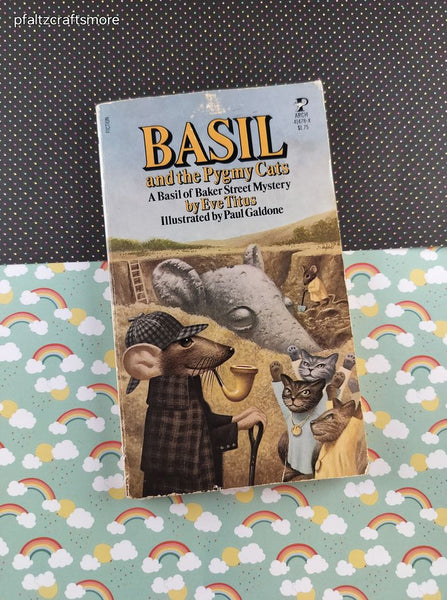 Vintage 1973 Basil and the Pygmy Cats by Eve Titus Softcover
