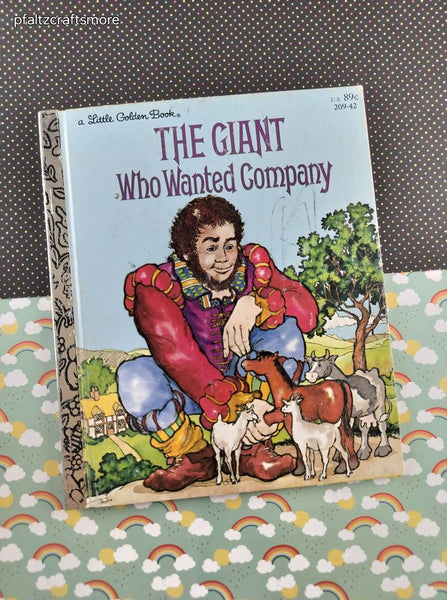 Vintage 1979 Little Golden Book: The Giant Who Wanted Company, Hardcover