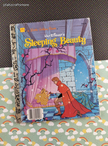 Vintage 1986 Little Golden Book "Walt Disney's Sleeping Beauty" Hardcover