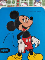 Vintage Jaymar "Mickey Mouse" Walt Disney Cardboard Frame-Tray Puzzle