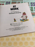 Vintage 1976 Golden Look-Look Book Richard Scarry's At Work Softcover