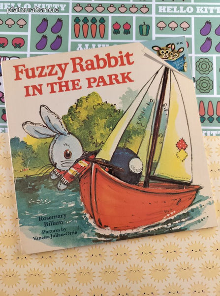 Vintage 1986 1st (American) Printing Fuzzy Rabbit in the Park by Rosemary Billam, Softcover