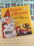 Vintage 1982 Guess a Rhyme Random House, Softcover