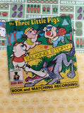 Vintage 1978 Magic Media The Three Little Pigs Talking Story *Book Only*