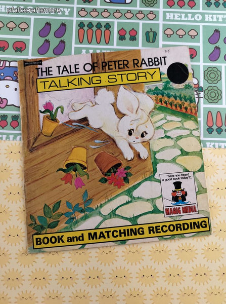 Vintage 1976 Magic Media The Tale of Peter Rabbit Talking Story *Book Only*