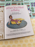 Vintage 1982 Little Golden Book When You Were a Baby Hardcover