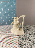 Vintage Snowbabies Department 56 Wintery Seasonal Music From Heaven Figurine