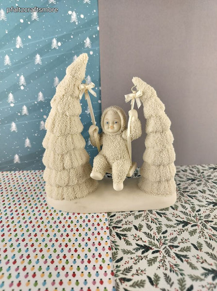 Vintage Snowbabies Department 56 Wintery Seasonal When the Bough Breaks Figurine