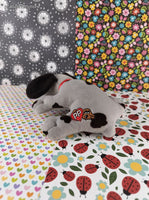 Vintage Tonka Pound Puppies Plush Gray/Brown, Nice & Clean