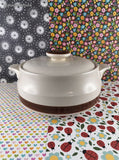 Vintage Townestone Country Living Covered Casserole Serving Bowl Dish, Discontinued, Like New