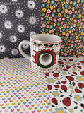 Vintage Papel JAPAN Christmas Joy to the World Coffee Tea Mug, Like New