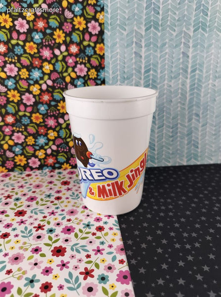 Vintage Oreo and Milk Jingle Tour Plastic Cup Tumbler, Nice & Clean