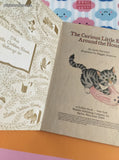 Vintage 1986 Little Golden Book: The Curious Little Kitten Around the House Hardcover