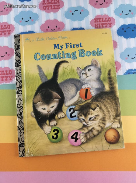 Vintage 1991 Little Golden Book: My First Counting Book Hardcover