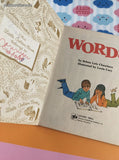 Vintage 1974 Little Golden Book: Words Hardcover