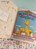 Vintage 1977 Little Golden Book: Sesame Street Big Bird's Red Book Hardcover