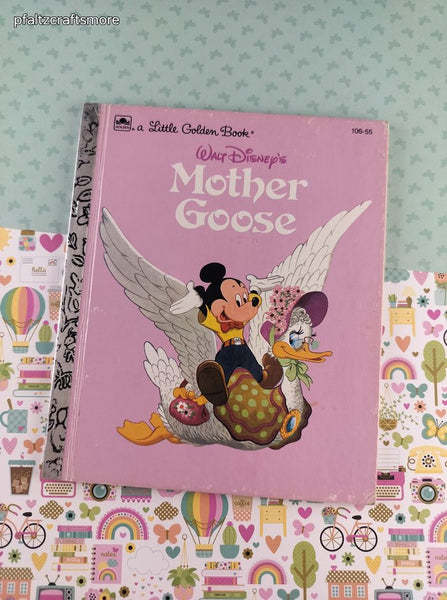 Vintage 1952 Little Golden Book: Walt Disney's Mother Goose Hardcover