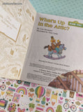 Vintage 1987 Little Golden Book: Sesame Street What's Up in the Attic? Hardcover