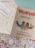 Vintage 1974 Little Golden Book: Words Hardcover