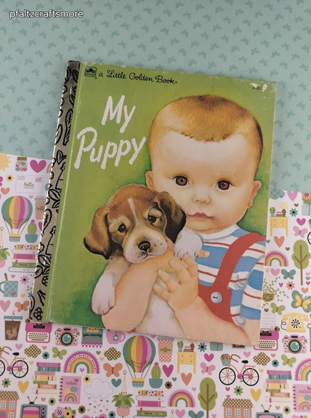 Vintage 1992 Little Golden Book: My Puppy Hardcover