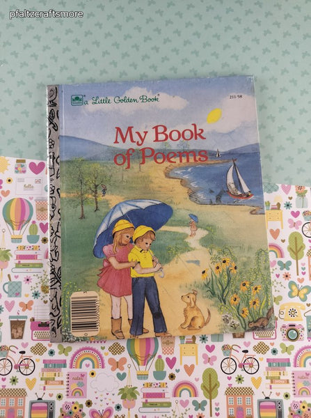 Vintage 1985 Little Golden Book: My Book of Poems Hardcover