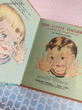 Vintage 1977 Wonder Books Ten Little Fingers Hardcover
