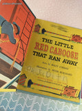 Vintage 1952 Wonder Books The Little Red Caboose That Ran Away Hardcover