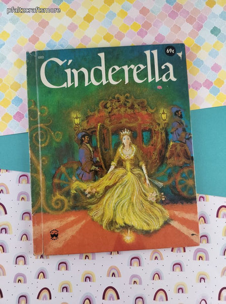Vintage 1979 Wonder Books Cinderella Hardcover