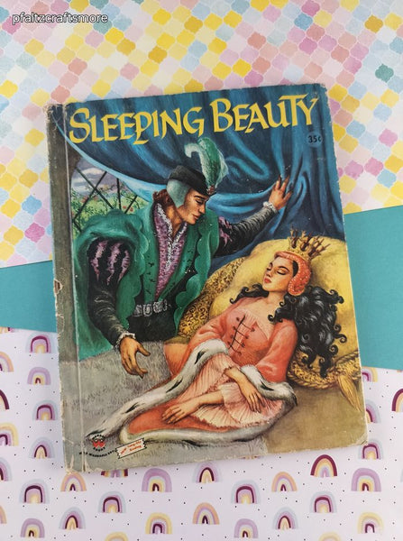 Vintage 1956 Wonder Books Sleeping Beauty Hardcover