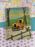 Vintage 1964 Wonder Books All in a Day's Work Hardcover