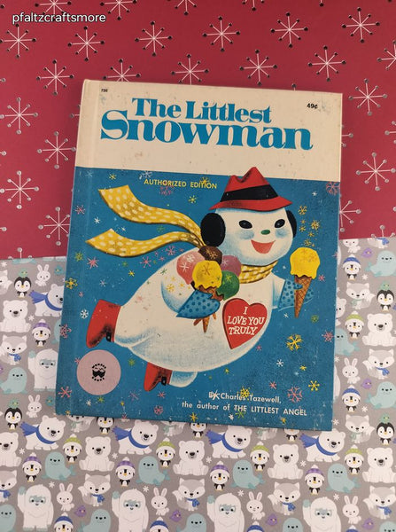 Vintage 1975 Wonder Books The Littlest Snowman Hardcover