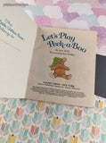 Vintage 1981 First Little Golden Book Let's Play Peek-a-Boo Hardcover