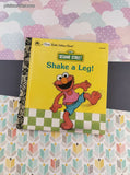 Vintage 1992 First Little Golden Book Sesame Street Shake a Leg! Hardcover