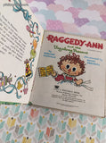 Vintage 1971 Whitman Books, Raggedy Ann and the Tagalong Present, Hardcover