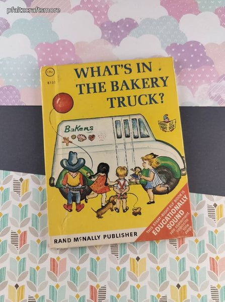 Vintage 1967 Rand McNally Junior Elf Books, What's In the Bakery Truck?, Hardcover