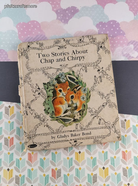 Vintage 1965 Whitman Books, Two Stories About Chap and Chirpy, Hardcover