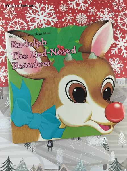 Vintage 1972 Golden Super Shape Book Rudolph the Red-Nosed Reindeer Softcover