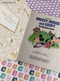 Vintage 1978 Little Golden Book: Walt Disney's Mickey Mouse and Goofy the Big Bear Scare Hardcover
