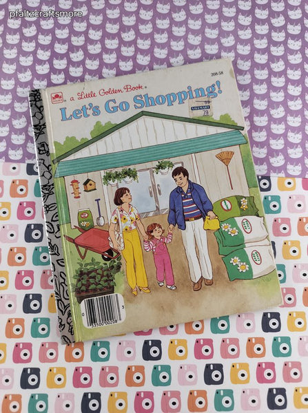 Vintage 1988 Little Golden Book: Let's Go Shopping! Hardcover
