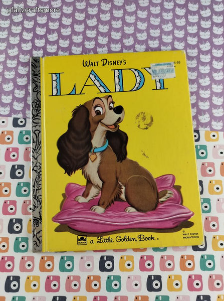 Vintage 1954 Little Golden Book: Walt Disney's Lady Hardcover