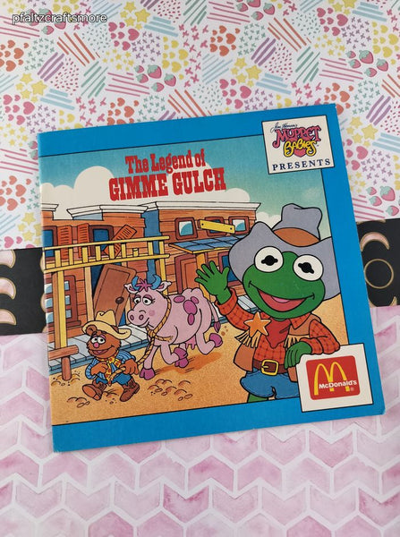 Vintage 1988 Muppet Babies Presents The Legend of Gimme Gulch McDonalds Softcover