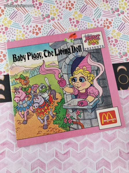 Vintage 1988 Muppet Babies Presents Baby Piggy, the Living Doll McDonalds Softcover