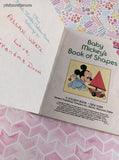 Vintage 1986 First Little Golden Book Disney Babies Baby Baby Mickey's Book of Shapes Hardcover