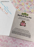 Vintage 1991 First Little Golden Book Sesame Street Big Bird's Busy Day Hardcover