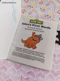 Vintage 1992 First Little Golden Book Sesame Street Alice's First Words Hardcover