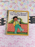 Vintage 1982 First Little Golden Book, Let's Go All Around the Neighborhood, Hardcover