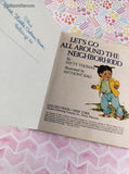 Vintage 1982 First Little Golden Book, Let's Go All Around the Neighborhood, Hardcover