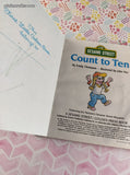 Vintage 1986 First Little Golden Book Sesame Street Count to Ten Hardcover