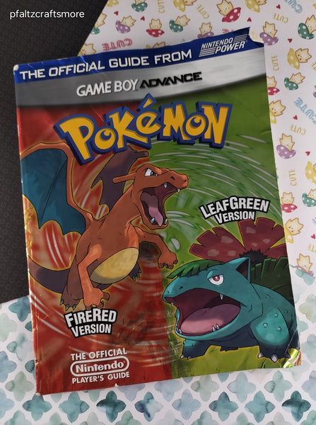 Vintage 2004 Pokemon FireRed LeafGreen Nintendo Power Softcover